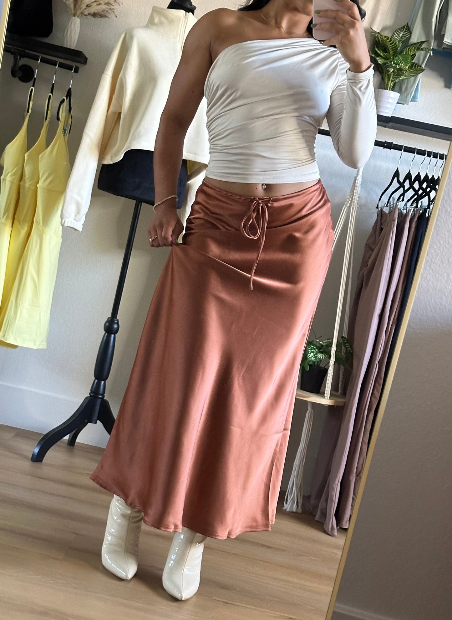 Satin Skirt