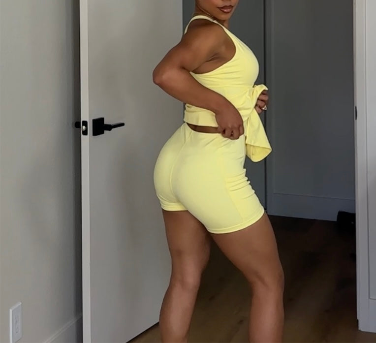 Yellow Sporty Dress