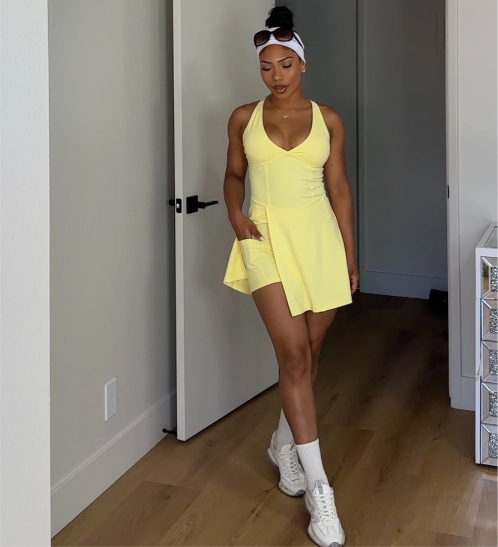 Yellow Sporty Dress